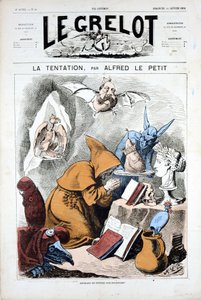 Cover af "" Le Grelot "", nummer 40, Satirique en Couleurs af Alfred Le Petit