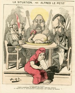 Cover af "" Le Grelot "", nummer 47, Satirique en Couleurs af Alfred Le Petit