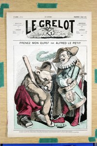 Cover af ""The Grelot"", nummer 51, Satirical in Colors af Alfred Le Petit