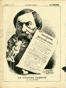 Illustration af Alfred Le Pete (1841-1909) i La Charge (1870), nr. 11 af Alfred Le Petit