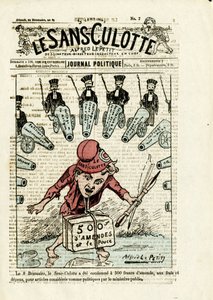 Illustration til forsiden af Le Sans-culotte, nr. 7