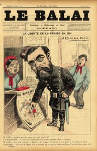 Illustration af Alfred Le Pepetit (1841-1909) til forsiden af Le Bai, nr. 6 af Alfred Le Petit