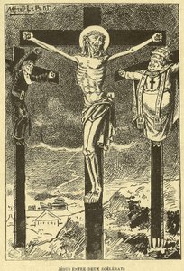 Illustration af Alfred Le Pete (1841-1909) i Gros-Jean og hans kur af Alfred Le Petit