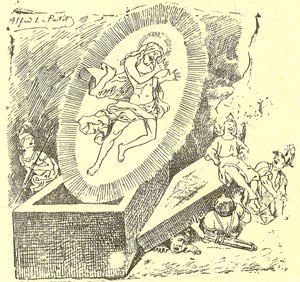 Illustration af Alfred Le Pete (1841-1909) i Gros-Jean og hans sogn af Alfred Le Petit