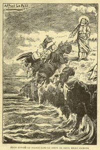 Illustration af Alfred Le Pete (1841-1909) i Gros-Jean et son-kur af Alfred Le Petit