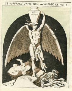 Illustration af Alfred Le Petity (1841-1909) til forsiden af Le Grelot af Alfred Le Petit