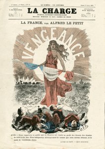 The Charge (1870), nummer 18, satirisk i farver af Alfred Le Petit