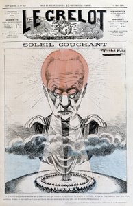 Solnedgang: Victor Hugo - af Alfred Le Pepetit, i "" Le Grelot""" af 11/03/1883 af Alfred Le Petit