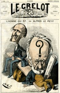 Victor Hugo og Manden der griner. Karikatur