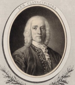 Portræt af komponisten Domenico Scarlatti 1685-1757, ca. 1850.