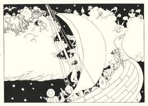 Lucians sande historie: Cloud-Cuckoo-Land (kobberstik)