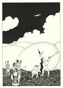 Lucians sande historie: Halcyons æg (kobberstik)
