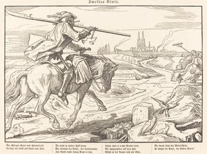 Også en dødedans II af Alfred Rethel