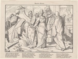 Også en dødedans I af Alfred Rethel