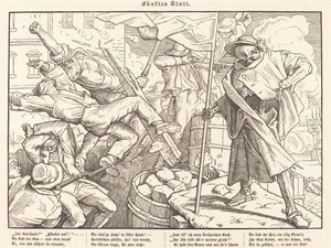 Også en dødedans V af Alfred Rethel