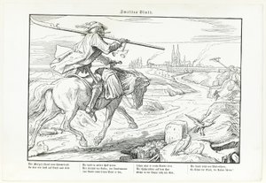 Også en dødedans, plade II af Alfred Rethel