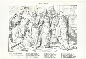 Også en dødedans, plade I af Alfred Rethel