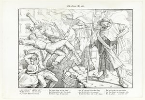 Også en dødedans, plade V af Alfred Rethel