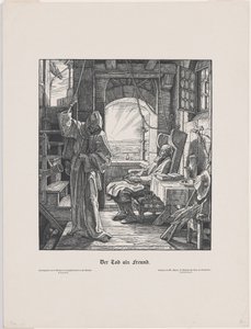 Døden som en ven af Alfred Rethel