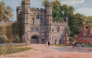 Battle Abbey nær Hastings af Alfred Robert Quinton