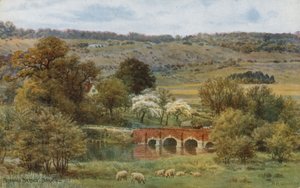 Boxhill Bridge, Dorking af Alfred Robert Quinton
