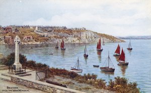 Brixham, fra krigsmindesmærket