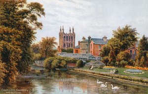 Cantilupe Gardens, Hereford af Alfred Robert Quinton