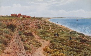 Klipper, der ser mod øst, Barton-on-Sea af Alfred Robert Quinton