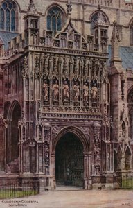 Gloucester Cathedral, South Porch af Alfred Robert Quinton