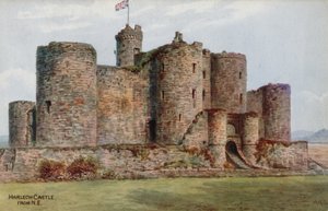 Harlech Castle, fra NE af Alfred Robert Quinton