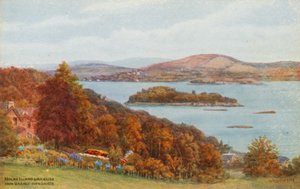 Holme Island og Arnside, fra Grange-over-Sands af Alfred Robert Quinton