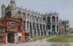 Hestesko-klostre og St Georges Chapel, Windsor af Alfred Robert Quinton