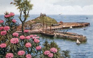 Lantern Hill and Pier, Ilfracombe, (Rhododendron Time) af Alfred Robert Quinton