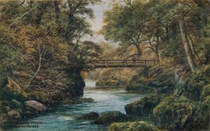 Llandrindod Wells, Alpine Bridge af Alfred Robert Quinton