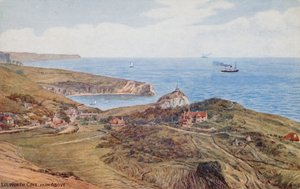 Lulworth Cove fra oven af Alfred Robert Quinton