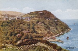 Lynton og Lynmouth fra Tors af Alfred Robert Quinton