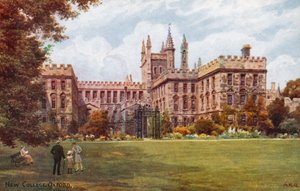 New College, Oxford af Alfred Robert Quinton