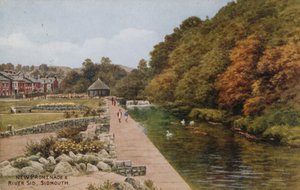 New Promenade og River Sid, Sidmouth af Alfred Robert Quinton