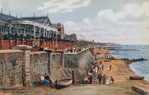 Pavilion og Beach, Clacton-on-Sea af Alfred Robert Quinton