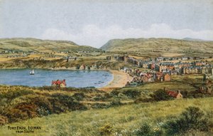 Port Erin, IO Man, fra syd af Alfred Robert Quinton