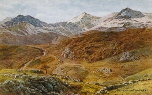 Snowdon, fra Pen Y Gwryd af Alfred Robert Quinton