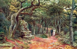 Jordskred, Isle of Wight af Alfred Robert Quinton