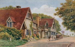 Tudorhuse ved Rottingdean af Alfred Robert Quinton