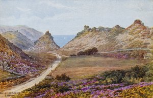 Valley of Rocks, Lynton af Alfred Robert Quinton