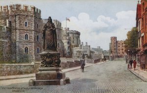 Victoria Statue og Castle Approach, Windsor af Alfred Robert Quinton