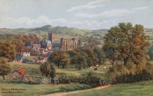 Wells Cathedral, fra Milton Hill af Alfred Robert Quinton