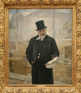 Portræt af Adolphe Alphand (1817-1891), 1888 (olie på lærred) af Alfred Roll