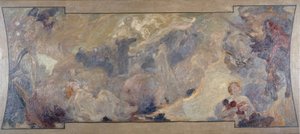 Skitse til Petit Palais, galerie sud: La musique fantastique, mellem 1906 og 1917 (lærred, olie) af Alfred Roll