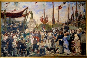 Tredje Republik: ” 14. juli af Alfred Roll