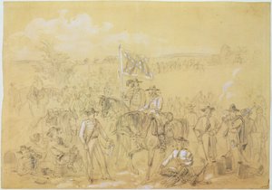 The First Virginia Cavalry at a Halt, fra 